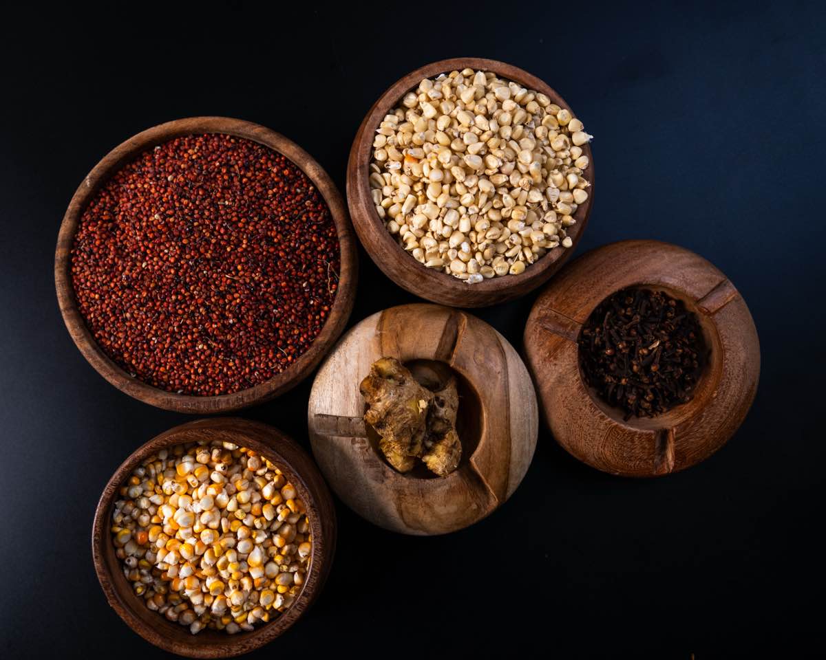 Chef Derin's signature dish presentation